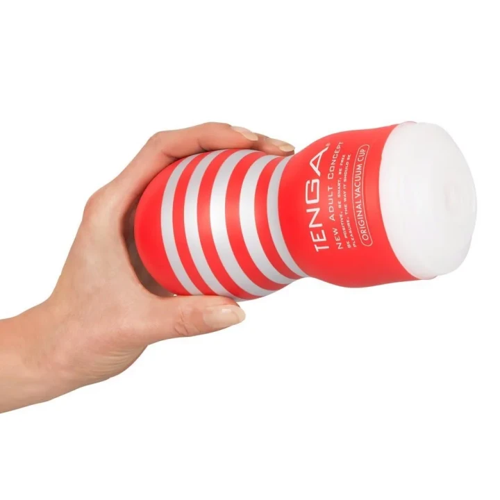 Masturbator premium Tenga Original Vacuum Cup z innowacyjnym otworem i regulacją próżni