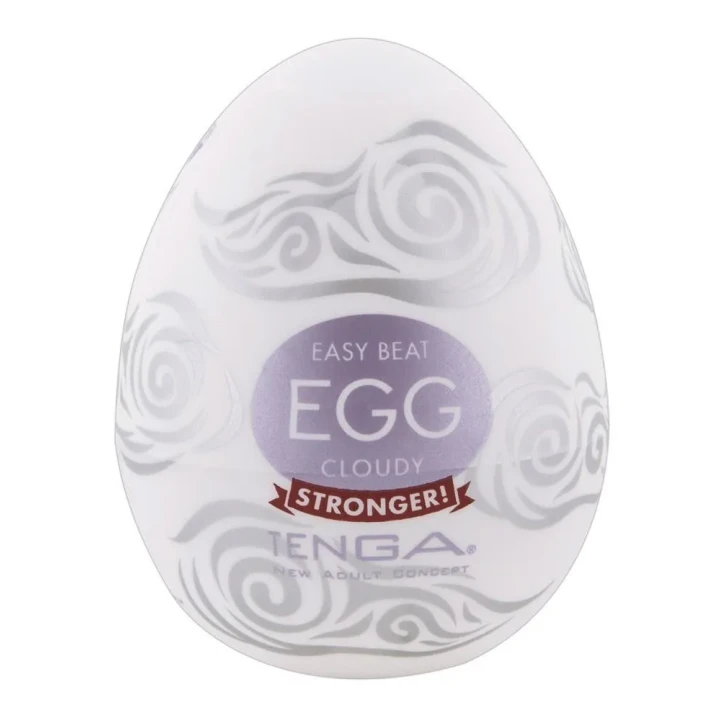 Stymulator penisa Egg Cloudy 6 sztuk, kompaktowy, z lubrykantem, długość 7 cm