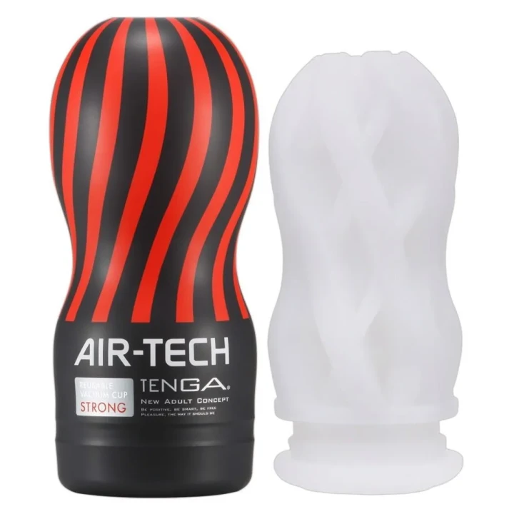 Masturbator TENGA Air Tech Strong z technologią poduszki powietrznej, wielokrotnego użytku