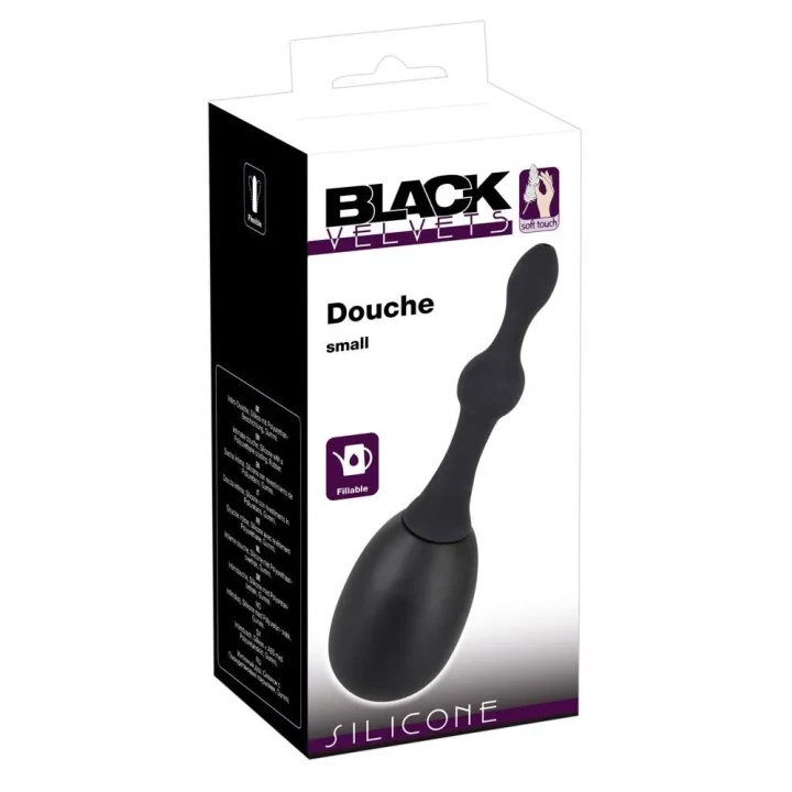 Analny prysznic Black Velvets Douche small, ergonomiczny, 23,5 cm, 200 ml