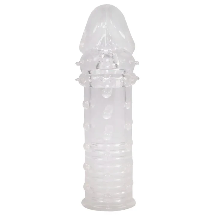 Przedłużacz Adonis Clear do stymulacji intymnej, długość 16 cm, średnica 2-4 cm