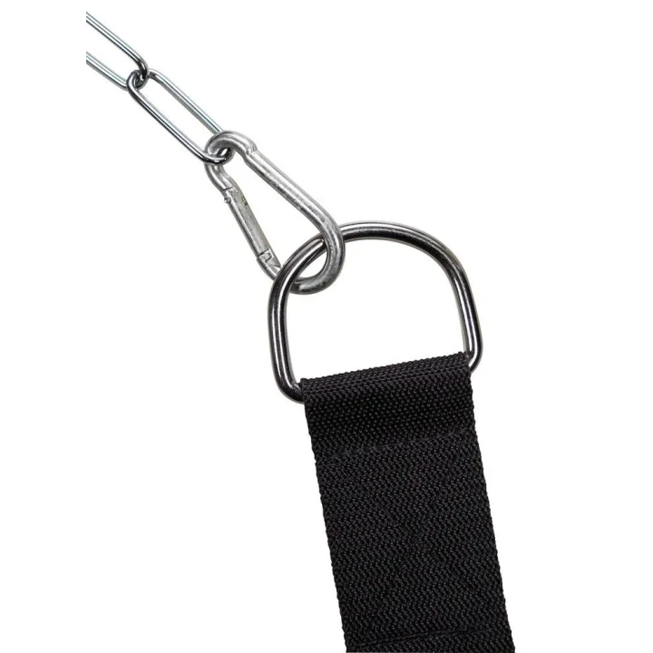 Huśtawka miłosna o ergonomicznym kształcie, czarna, z solidną konstrukcją, do 100 kg