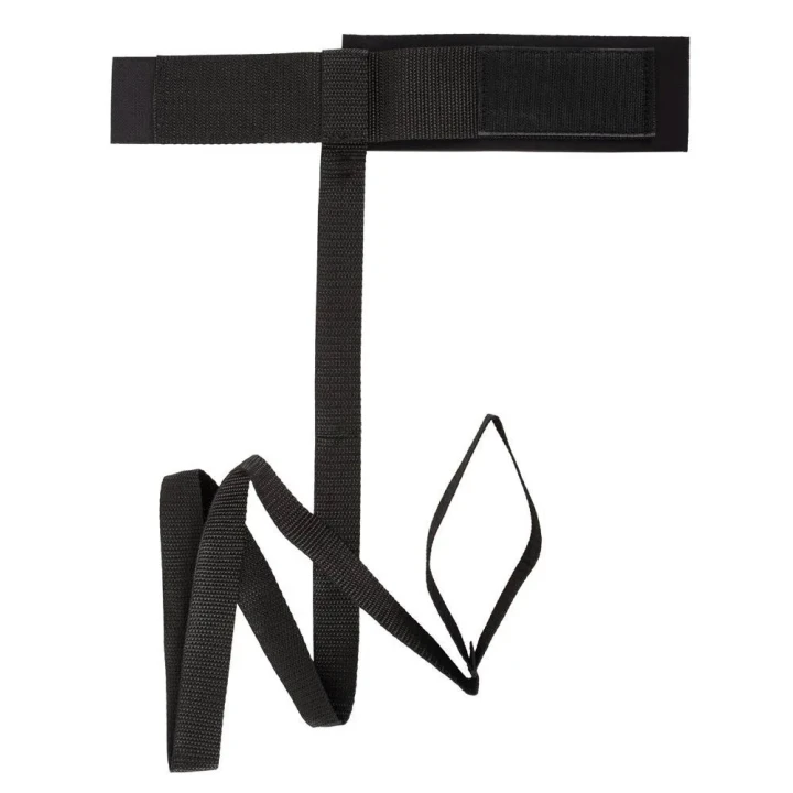 Zestaw restrykcyjny do zabaw BDSM – 4 mankiety z miękkiego poliamidu, regulowane