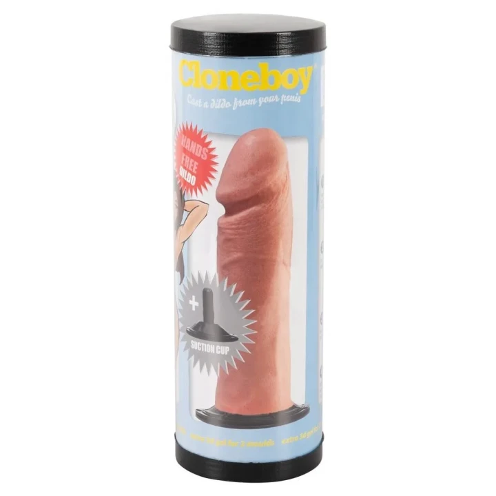 Zestaw do odlewu penisa z podstawą ssącą - Cloneboy Suction w kolorze różowym