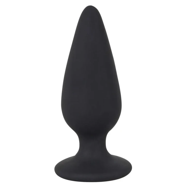 Wtyczka analna Black Velvets Heavy Plug M, silikonowa 75g, stożkowy kształt, bezpieczna