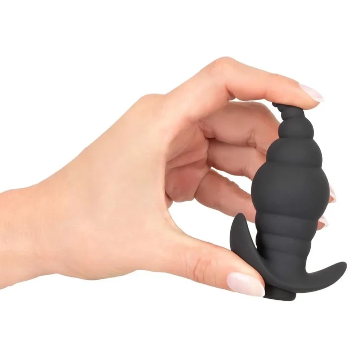 Zdalnie sterowany silikonowy korek analny Black Velvets z 9 trybami wibracji