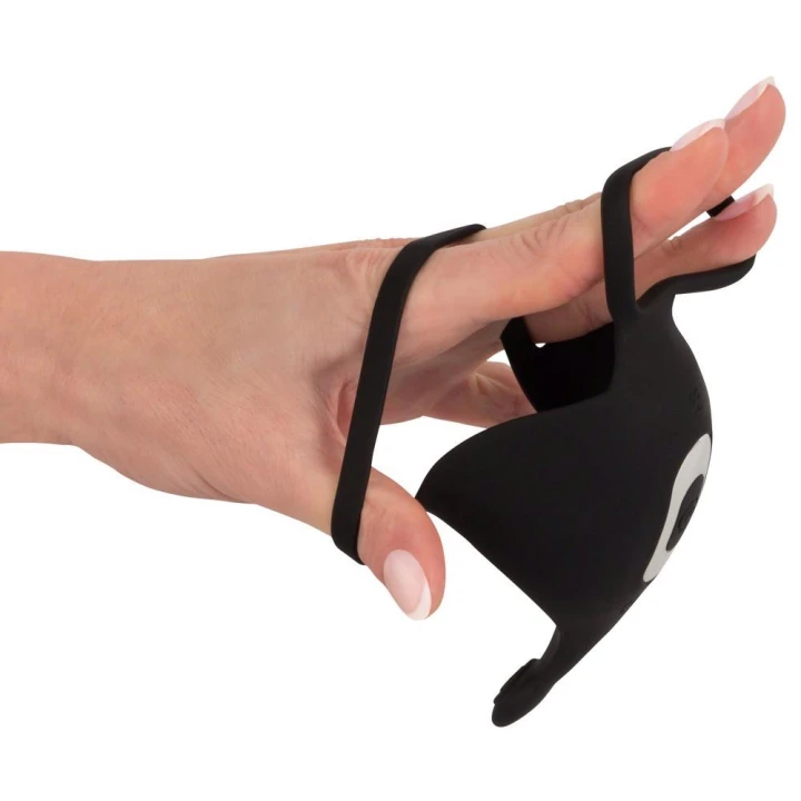 Pierścień erekcyjny z masażerem RC - silikonowy, 10 trybów wibracji, zdalne sterowanie