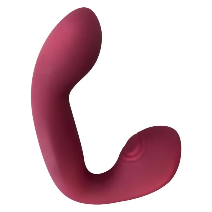Wibrator G-spot z funkcją wstrząsów i pulsacji, silikonowy, 17,1 cm, 10 trybów