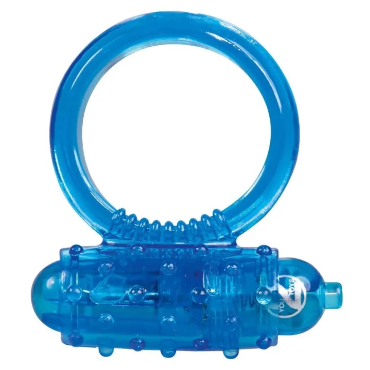 Vibrating cockring blue