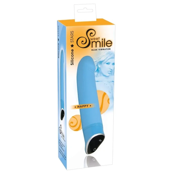 Wibrator punktu G Smile Happy, silikonowy, 7 trybów wibracji, 22 cm, ergonomiczny