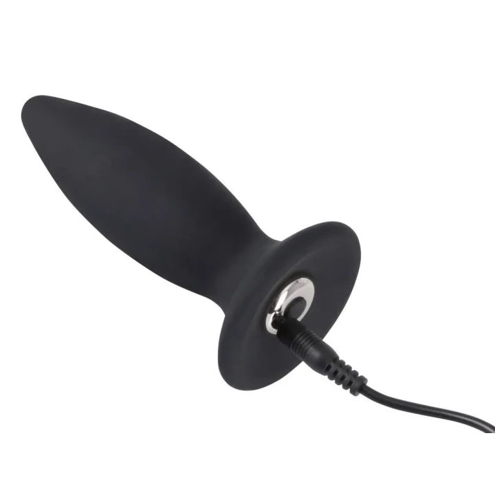 „Korek analny Black Velvets Recharge Plug S, silikonowy, 7 trybów wibracji, 11 cm”