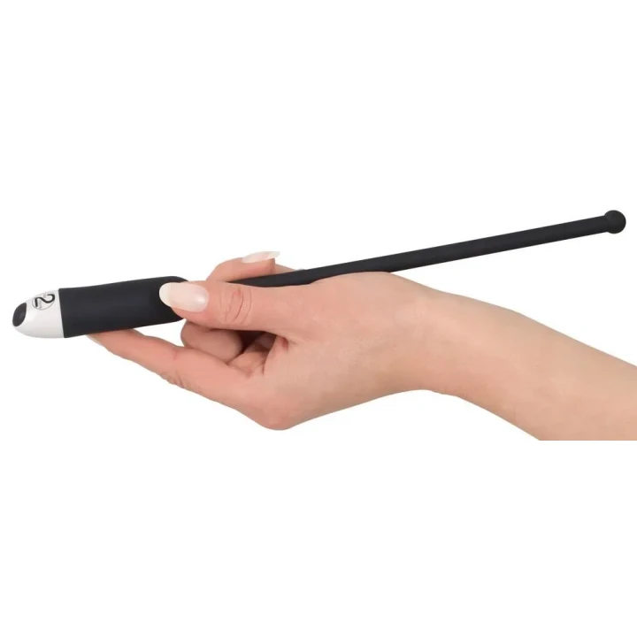 Dilatator silikonowy extra długi z 7 trybami wibracji, ergonomiczny 27 cm