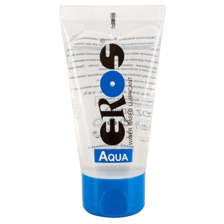 Lubrykant medyczny EROS Aqua 50 ml – na bazie wody, bezpieczny dla skóry, długotrwałe nawilżenie