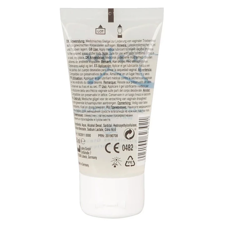 Lubrykant na bazie wody Just Glide 50 ml – wegański, bez zapachu, do wrażliwej skóry