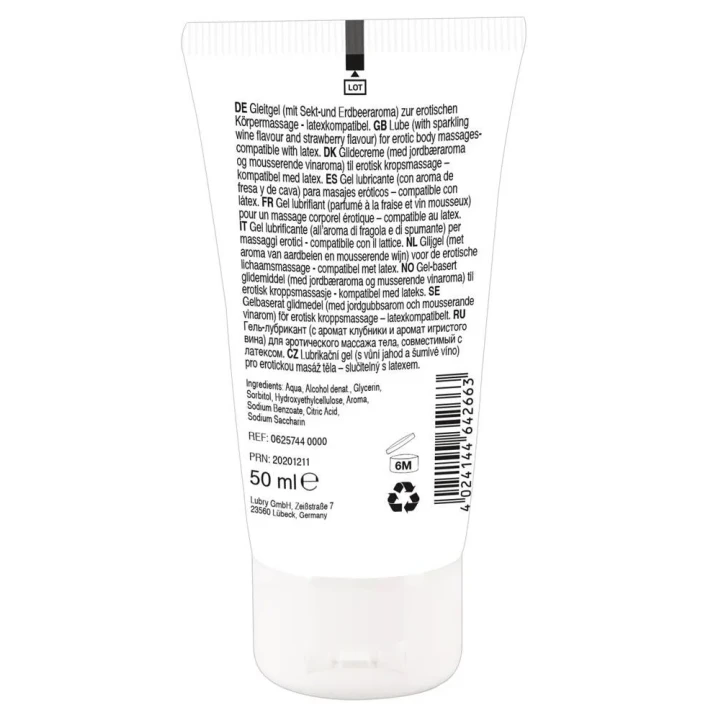 Żel do masażu aromatyczny truskawkowo-winiowy wegański 50 ml