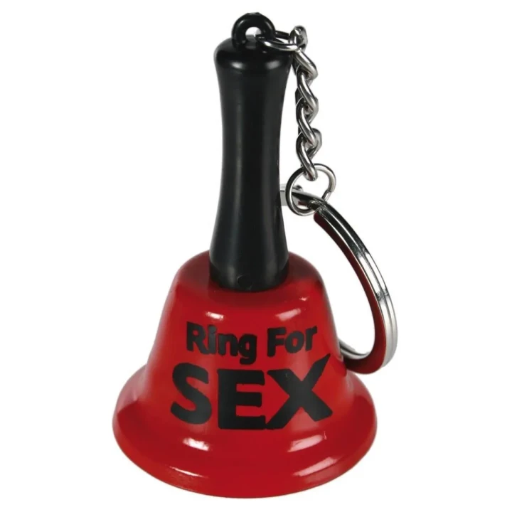 Brelok do kluczy "Ring for Sex" - zabawny metalowy aksesoria dla par i przyjaciół