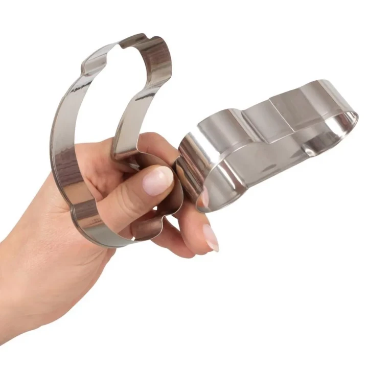 Wykrawacz do ciasteczek w kształcie kreatywnych wzorów, metalowy, 10,5 cm długości