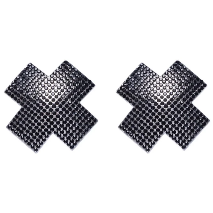 Naklejki na sutki w kształcie krzyża, czarne, eleganckie i wygodne w noszeniu