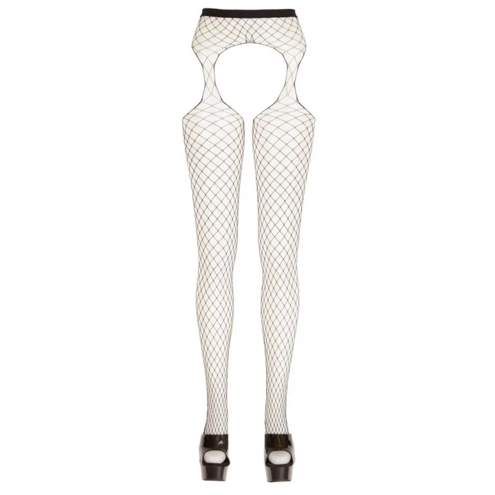 Rajstopy seksowne z wycięciami S-L, 93% poliamid, 7% elastan, wygodne i elastyczne