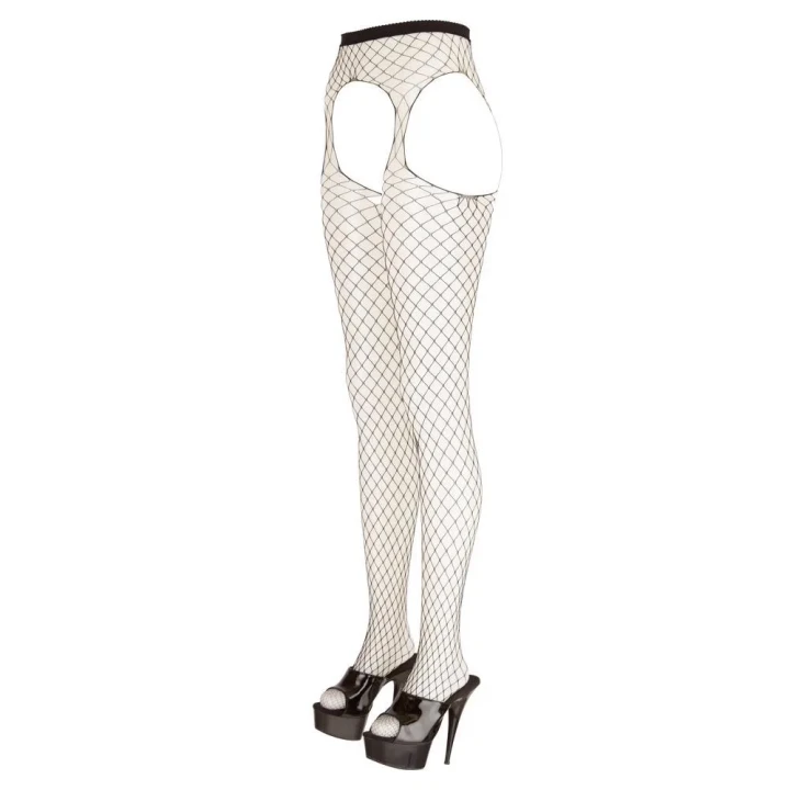 Rajstopy seksowne z wycięciami S-L, 93% poliamid, 7% elastan, wygodne i elastyczne