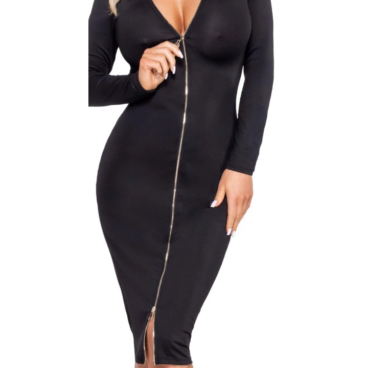 Body z otwartym krokiem Cottelli BONDAGE, XL, czarne z dekoracyjnymi akcentami