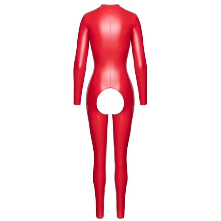 Elegancki kombinezon damski Noir w kolorze jasnoczerwonym, rozmiar M.