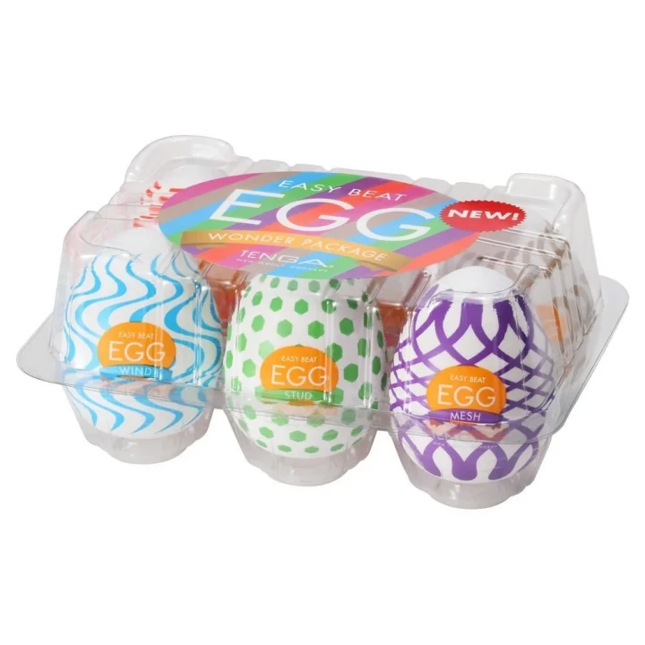 Zestaw jajek stymulujących Tenga Egg Variety Wonder Pack - 6 unikalnych doznań