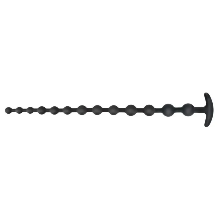 Elastyczne kulki analne z silikonu, długość 50 cm, różne średnice 0,8-3 cm