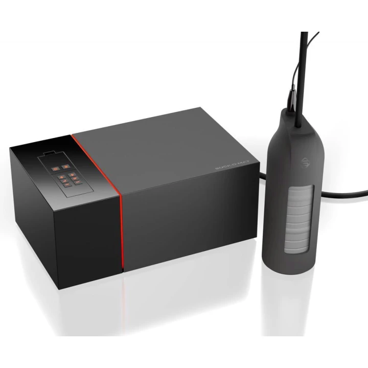 Automatyczny masażer stymulujący z funkcją grzania i zdalnym sterowaniem Suck-O-Mat 3