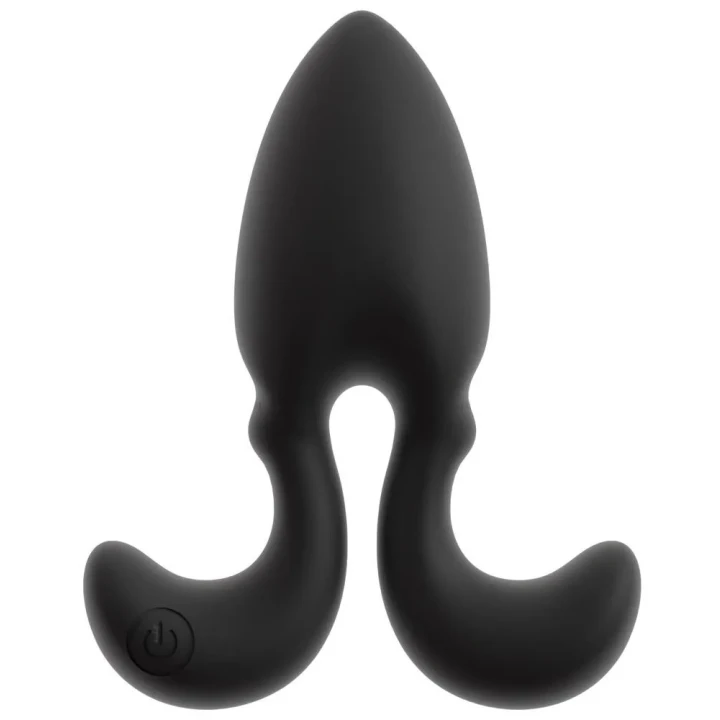 Wibrujący korek analny ANOS z elastycznymi ramionami – komfort i przyjemność w jednym