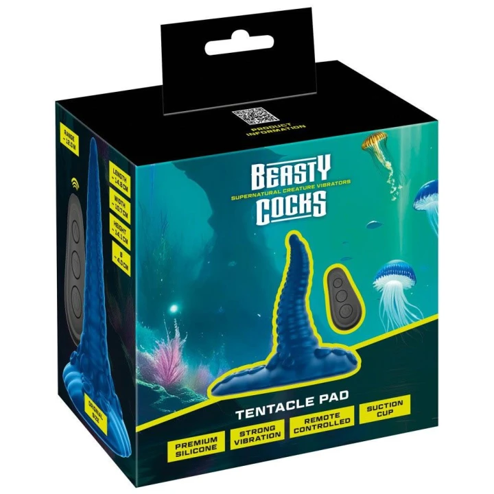 Wibrator tentaklowy zdalnie sterowany z 10 trybami wibracji i wodoodporną konstrukcją