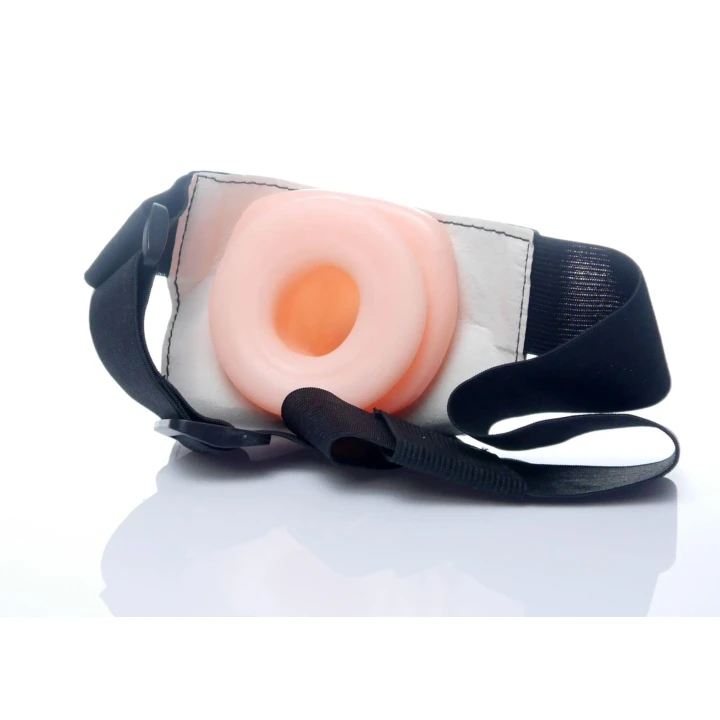 Strap-on do zadań specjalnych, proteza Hollow Damian, 16 cm, wodoodporna, TPE