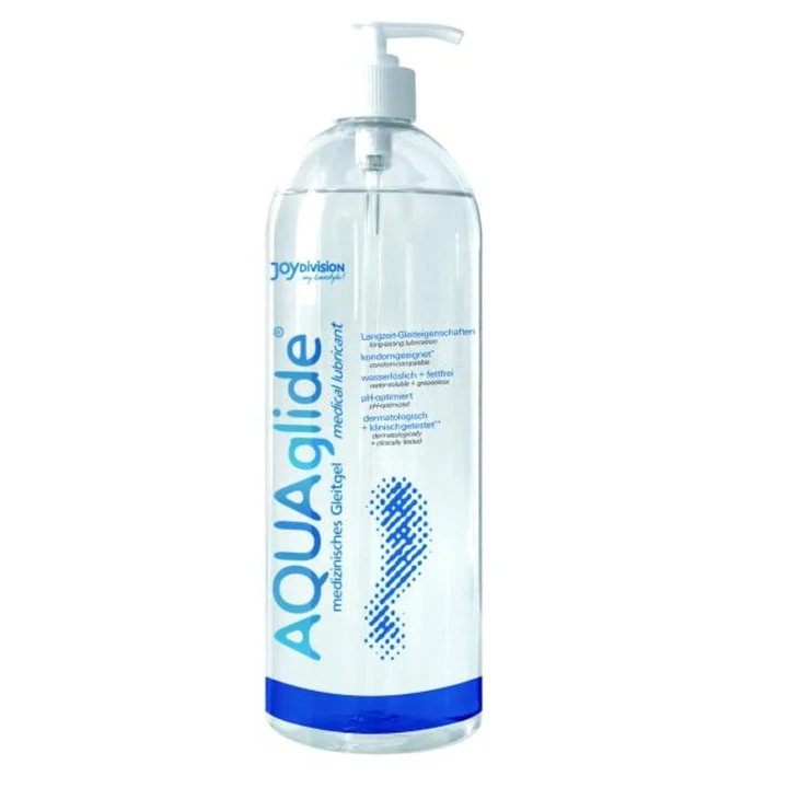 Żel nawilżający AQUAglide, 1000 ml - komfortowy żel intymny, uniwersalne użycie