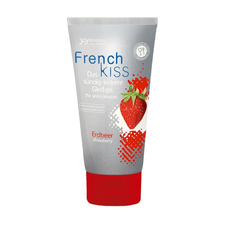 Żel intymny do zabaw oralnych "Strawberry" 75 ml – soczysty smak truskawki