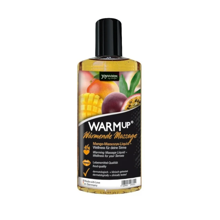 Olejek do masażu WARMup Mango + Marakuja, Rozgrzewający, 150 ml