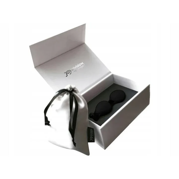 Kulki stymulujące Joyballs Secret, czarne, silikon medyczny, wodoodporne, 11,4 cm