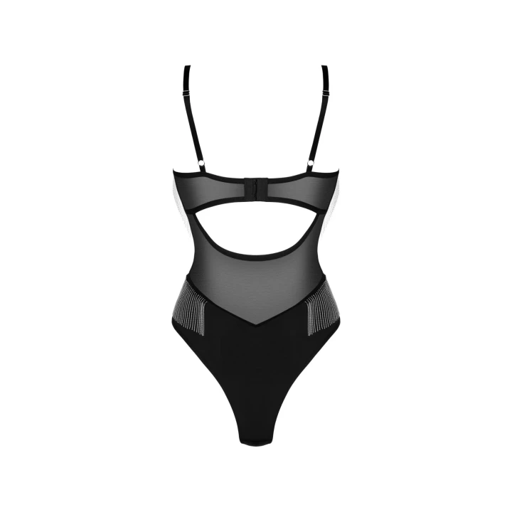 Body damskie Bielizna-Milladis XL/2XL z regulowanymi ramiączkami i koralikami