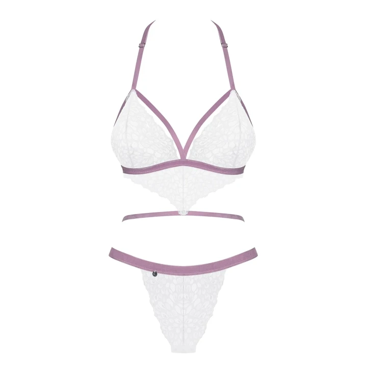 Body koronkowe białe S/M Lilyanne - elegancja i komfort na co dzień