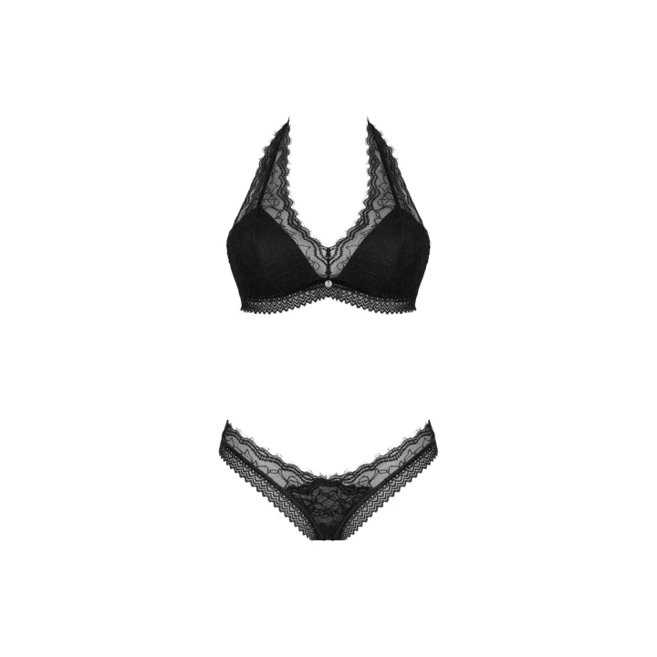 Komplet bielizny Medilla 2-częściowy XL/2XL z biustonoszem i koronkowymi stringami