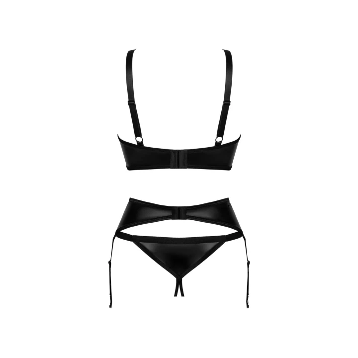 Otwarty zestaw bielizny 3-częściowy Armares XL/2XL - zmysłowy i elegancki komplet