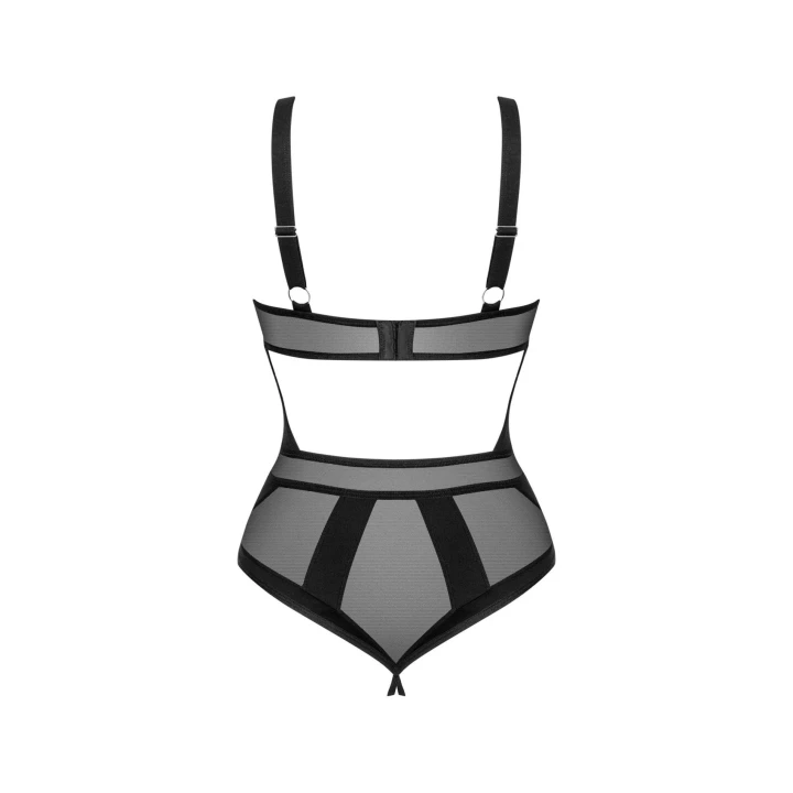 Bielizna body otwarte Chic Amoria M/L - elegancka i zmysłowa czarna bielizna dla kobiet