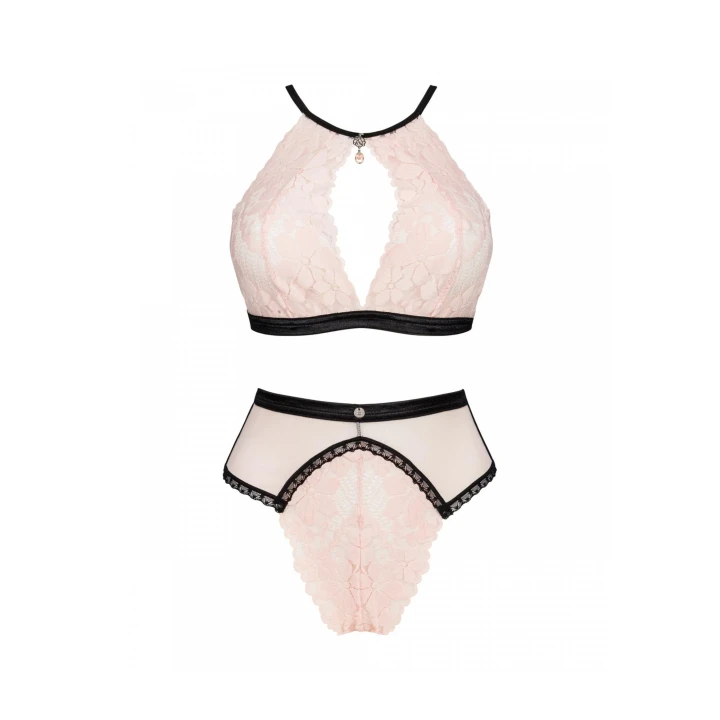 Elegancki zestaw bielizny damskiej Lilines 2-częściowy S/M z koronką