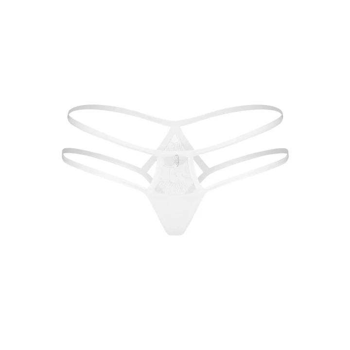 Bielizna damska Arrowel White, koronkowy figi 2XL/3XL, elegancki i zmysłowy design