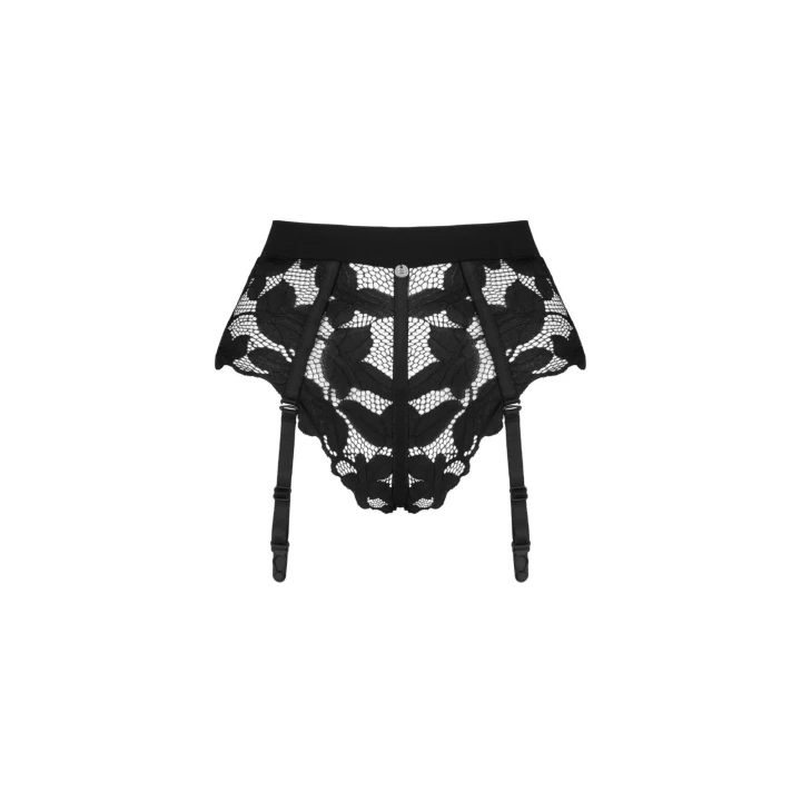 Majtki z paskami do pończoch Editya, koronkowe, XS/S, eleganckie i zmysłowe