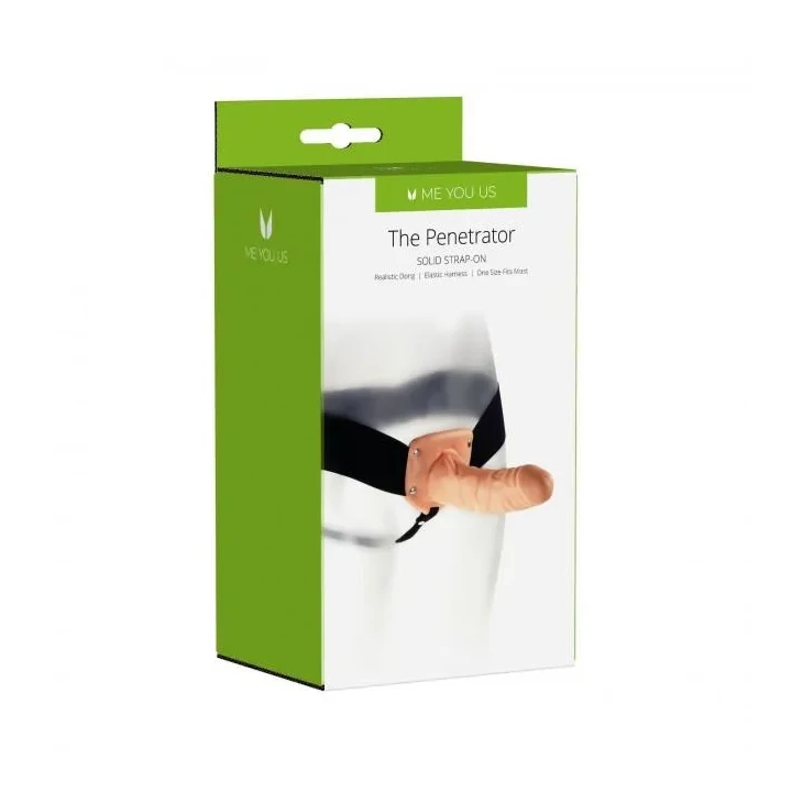 Strap-On dla Par – Proteza Me You Us z Wymiennymi Pierścieniami, Materiał PVC