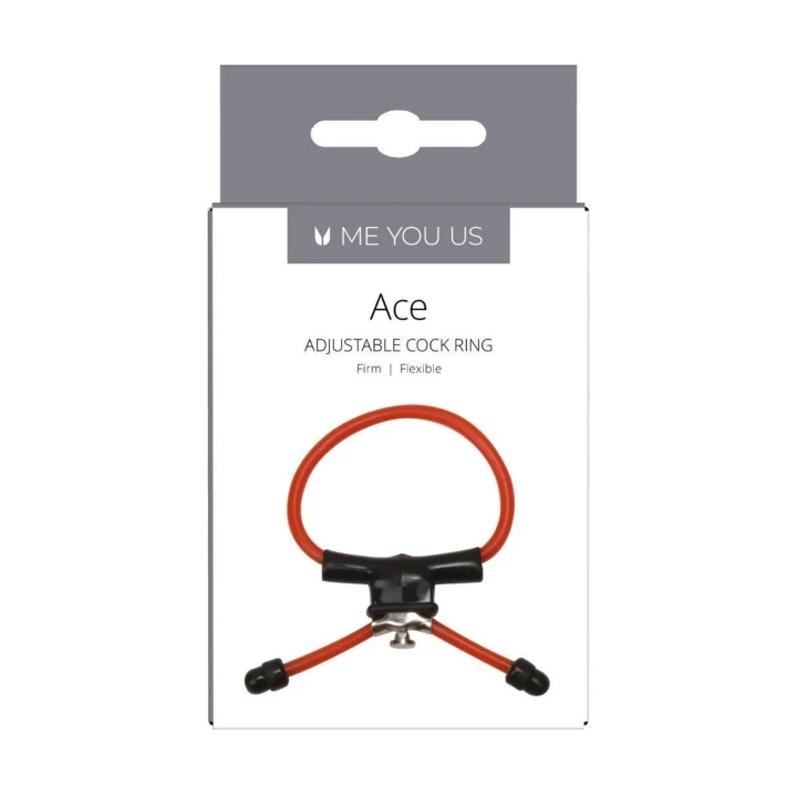 Regulowany pierścień erekcyjny z silikonu - Me You Us Ace