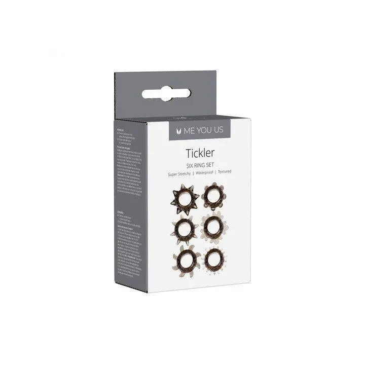 Zestaw pierścieni stymulujących z fakturą - TPE, wodoodporne, intensywne doznania