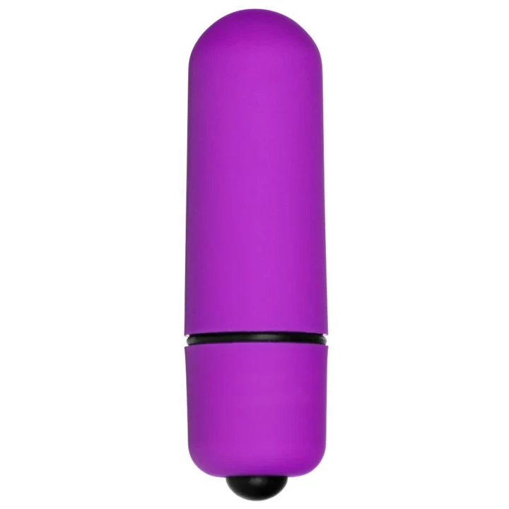 Mini bullet vibrator do użytku osobistego, 7 trybów wibracji, wodoodporny, fioletowy