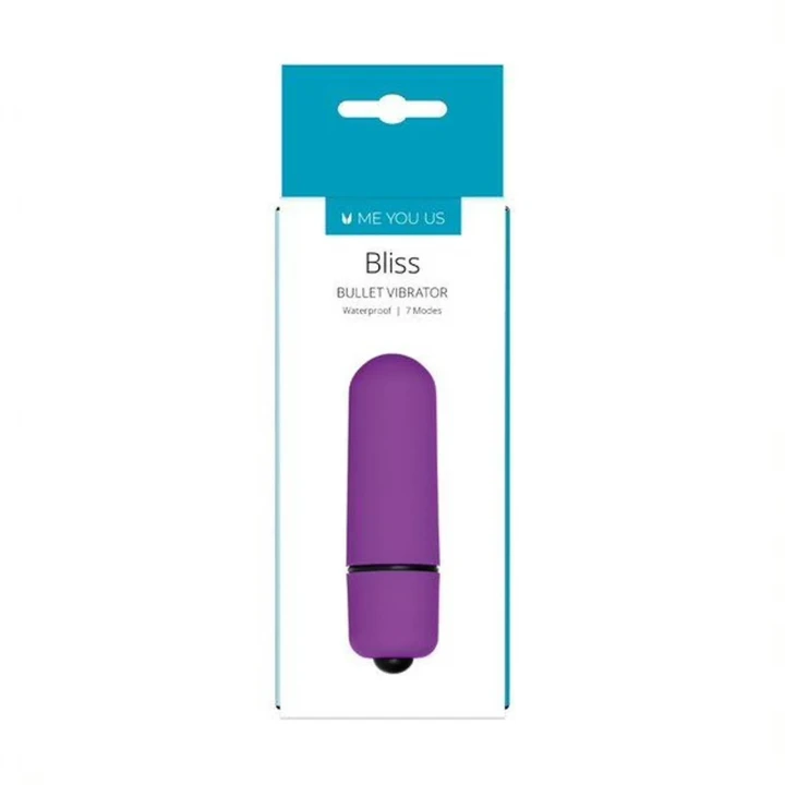 Mini bullet vibrator do użytku osobistego, 7 trybów wibracji, wodoodporny, fioletowy