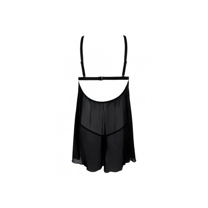 Seksowny babydoll z koronką i regulowanymi ramiączkami MAYA S dla komfortu i elegancji